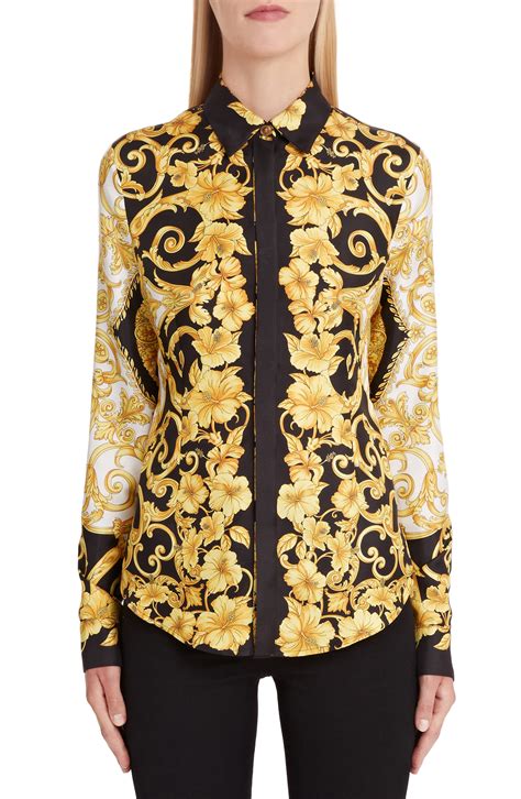 longo versace|versace women's shirts.